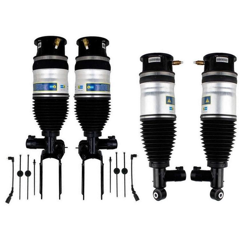 Audi Porsche Suspension Strut Assembly Kit - Front and Rear (B4 OE Replacement Air) 7L8616039H - Bilstein 3817649KIT